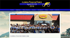 Desktop Screenshot of floridatourdeforce.org