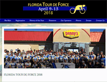 Tablet Screenshot of floridatourdeforce.org